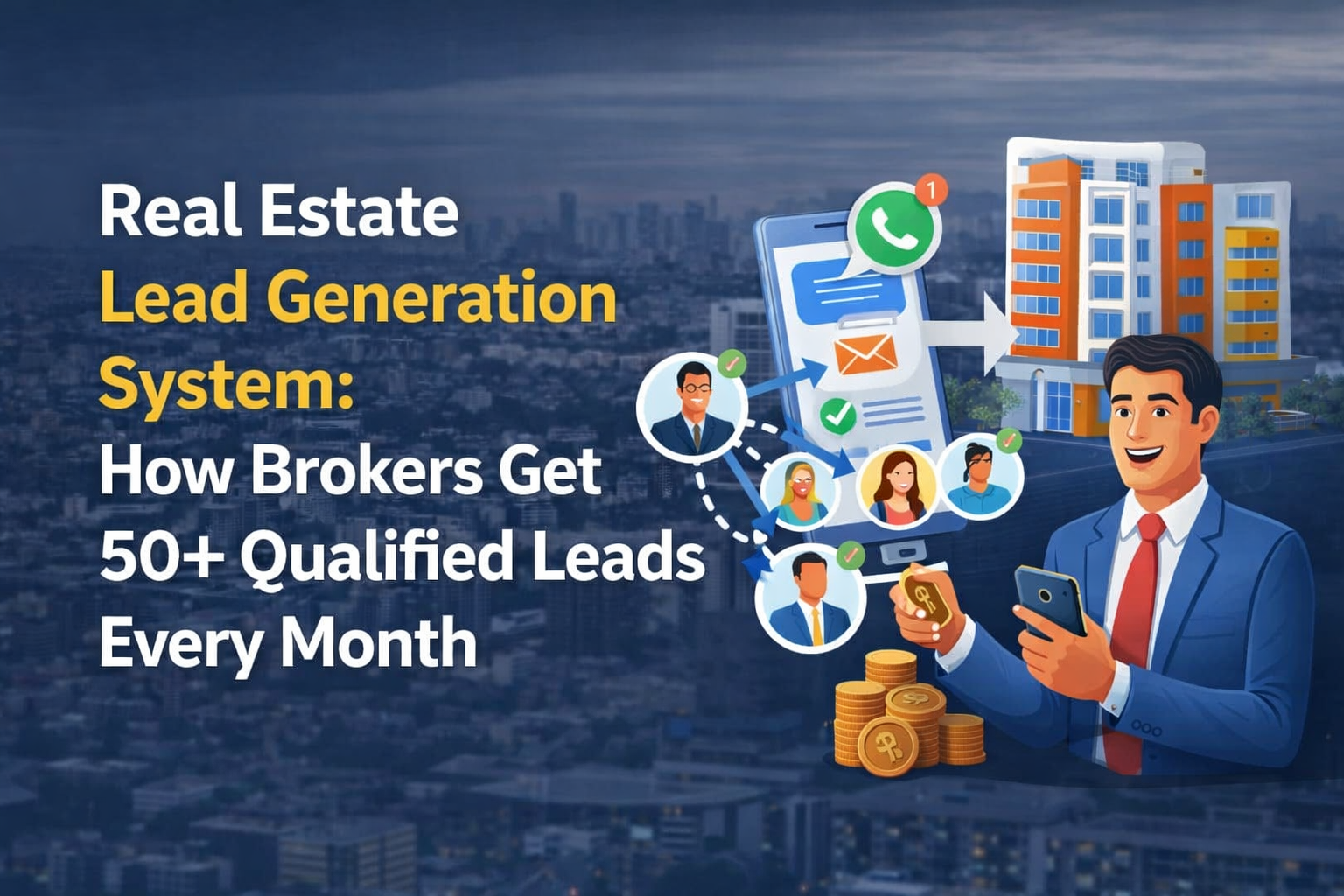 Real Estate Lead Generation System: How Brokers Get 50+ Qualified Leads Every Month